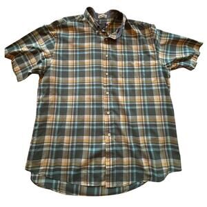 Surf Pendleton Mens XXL Seaside Plaid Button Down Shirt Cotton Madras Multicolor